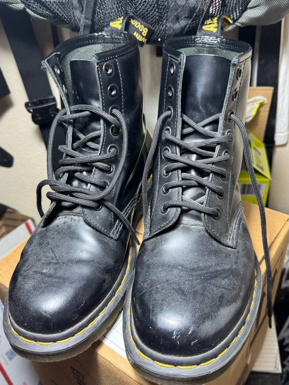 Dr.martens black leather